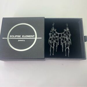 ECLIPSE ELEMENT Gothic Black Earrings